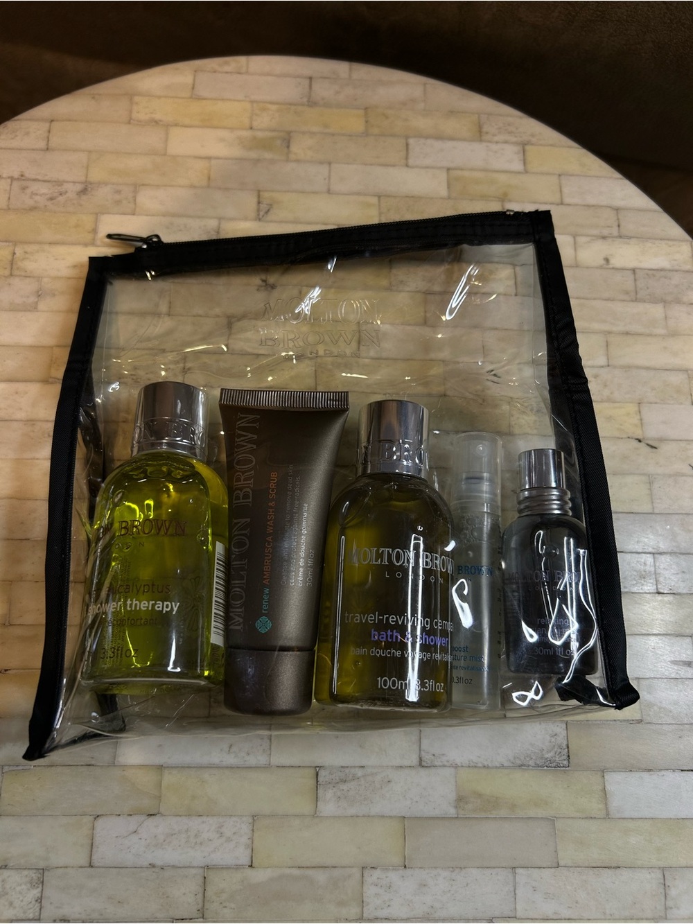Molton Brown travel-reviving gift set packed